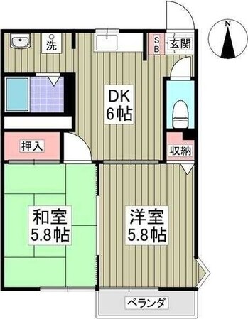 コンフォーレハイムレッドの物件間取画像